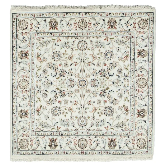 3′ 11″ x 4′ 1″ (04×04) Nain Collection Na1073iviv Wool Rug #016771