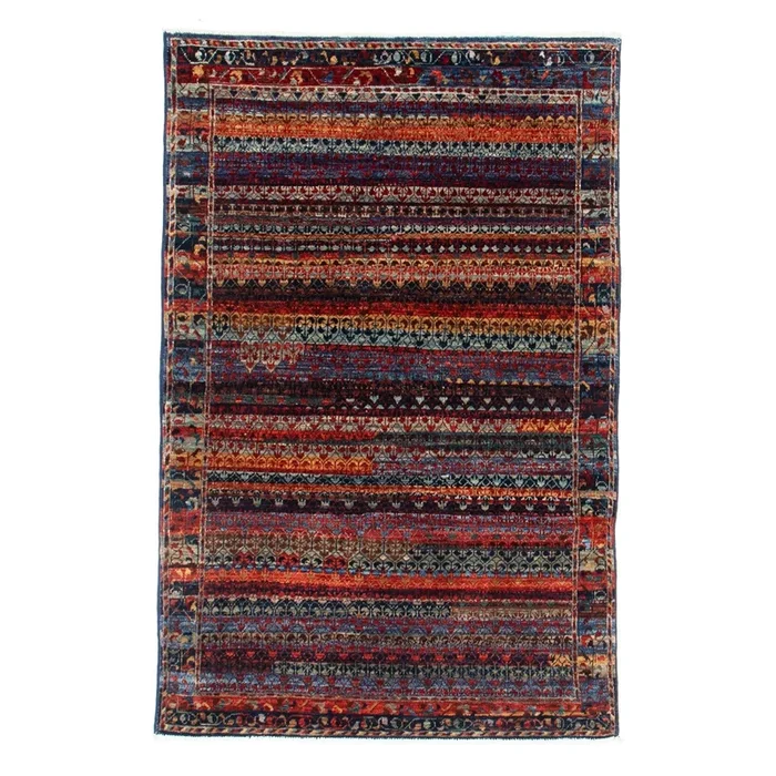 3′ 2″ x 4′ 11″ (03×05) Afghan Mamluk Wool Rug #018219