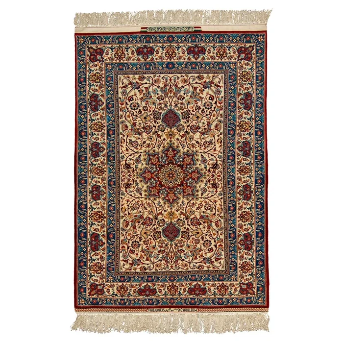 3′ 6″ x 5′ 2″ (04×05) Collectable Collection Isfahan Wool Rug #007061