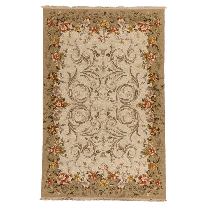 3′ 6″ x 5′ 6″ (04×06) Sino Contemporary Wool Rug #002148