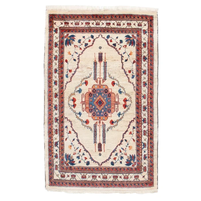 3′ 6″ x 5′ 7″ (04×06) Qashqai Wool Rug #017718