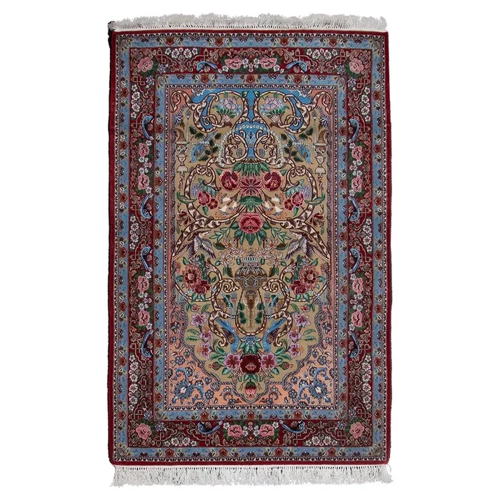 3′ 7″ x 5′ 7″ (04×06) Collectable Collection Isfahan Wool Rug #013848
