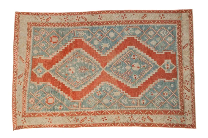 4×6.5 Vintage Distressed Karabagh Rug