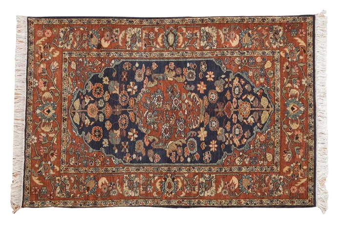 4×6 Vintage Armenian Hamadan Design Rug