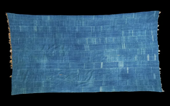 4×7 Denim Batik Textile