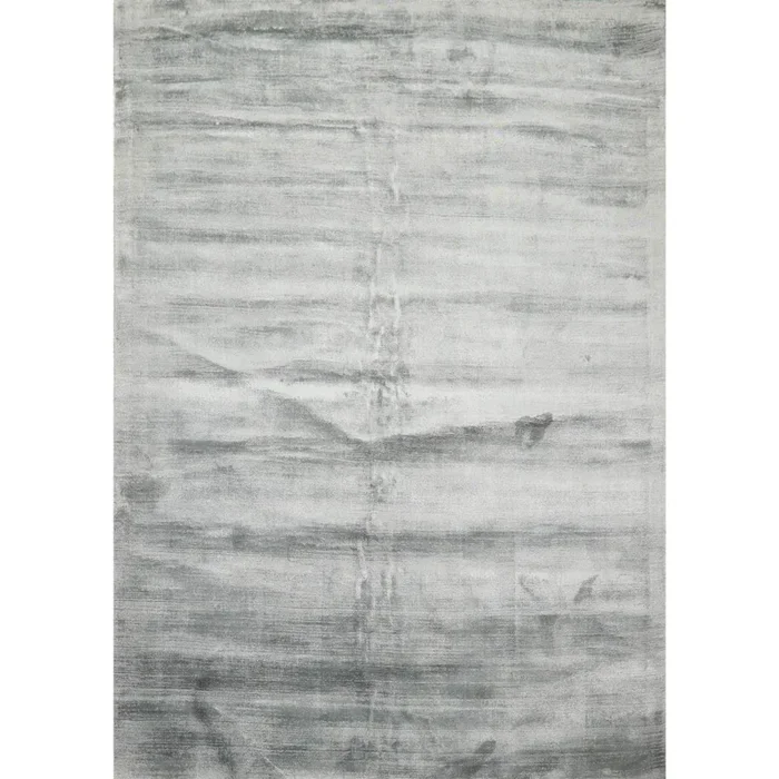 4’8″ x 6’7″ Handmade 100% Viscose Modern Oriental Area Rug Light Blue