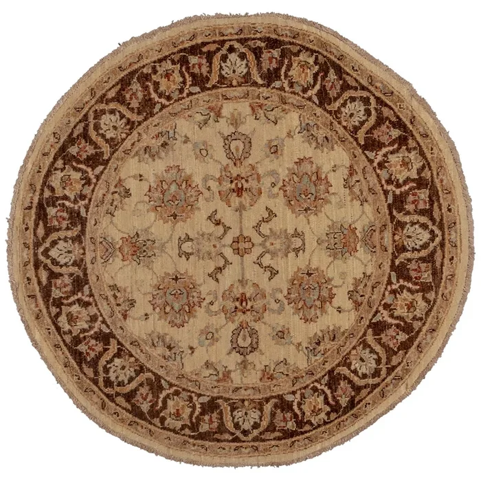 4′ 0″ x 4′ 0″ (04×04) Pakistani Chobi Wool Rug #009510