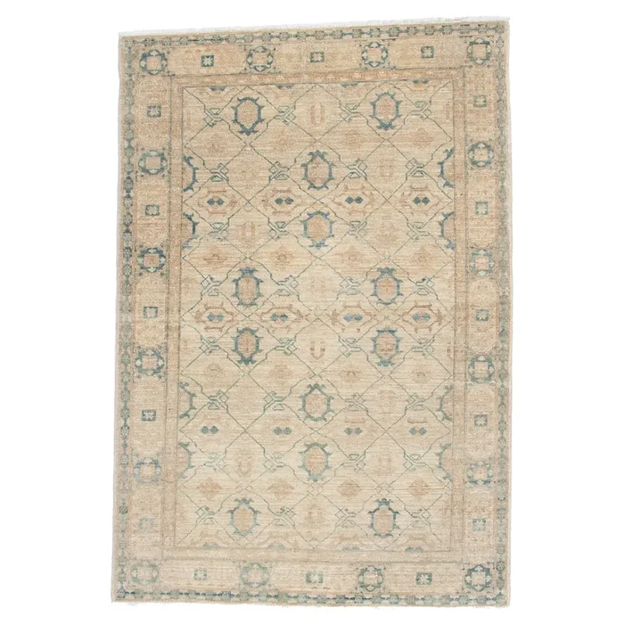 4′ 0″ x 5′ 11″ (04×06) Afghan PRICING-NOT Wool Rug #016974