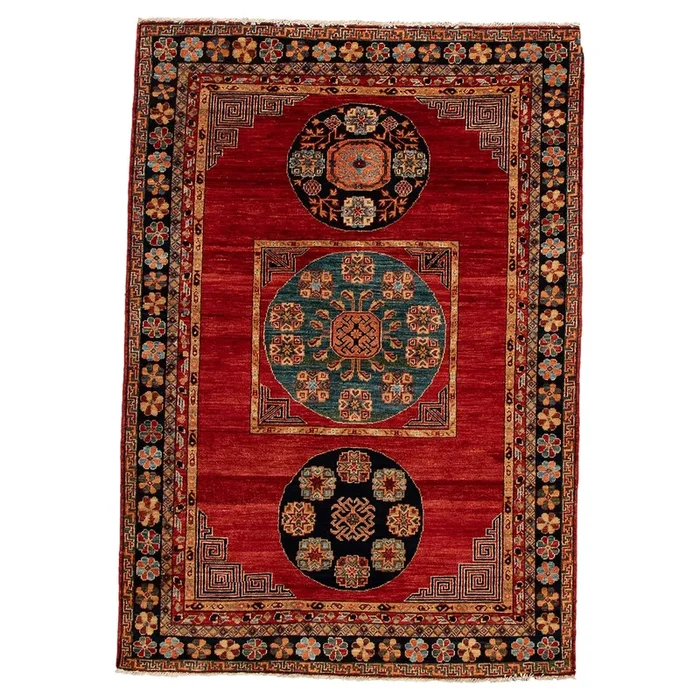 4′ 0″ x 5′ 9″ (04×06) Afghan Faryab Wool Rug #009165