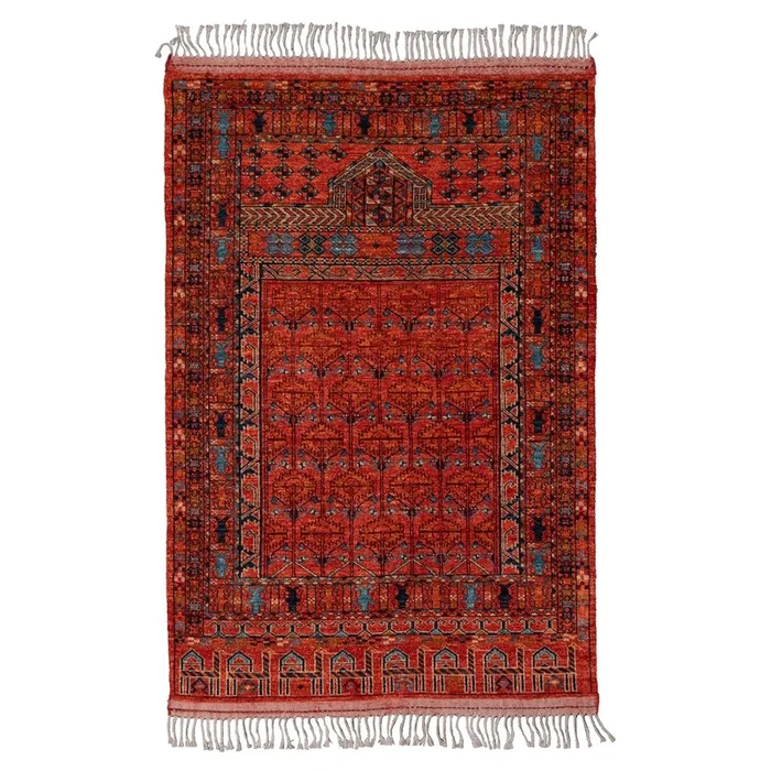 4′ 0″ x 5′ 9″ (04×06) Afghan Turkmen Wool Rug #015949