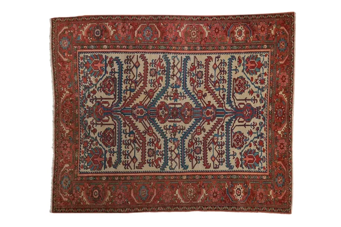 5×6 Antique Fine Malayer Square Rug
