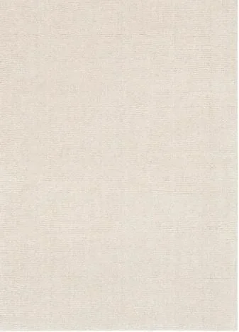 5×7 Surya Bari BAR-2300 Ivory Solid Colored Wool Rug