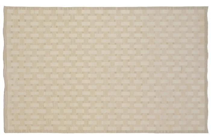 5×8 Modern Indian Basketweave Soumac Design Carpet