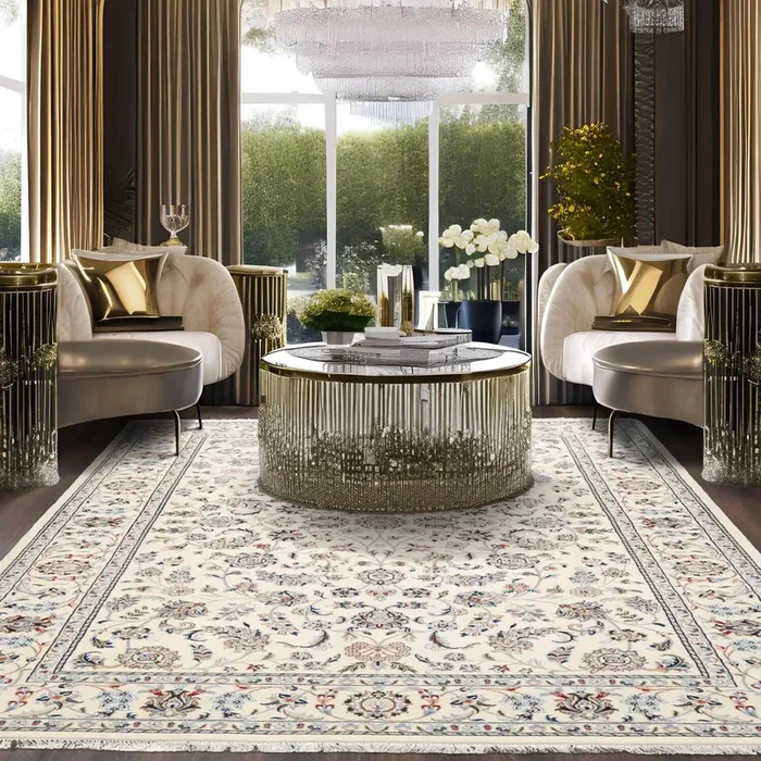 5’11”x 8’1” Hand Knotted 100% Wool Peshawar Traditional Oriental Area Rug Aqua