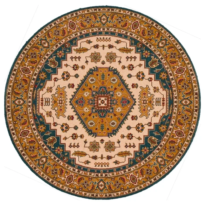 5′ 0″ x 5′ 0″ (05×05) Sino Traditional Wool Rug #008139