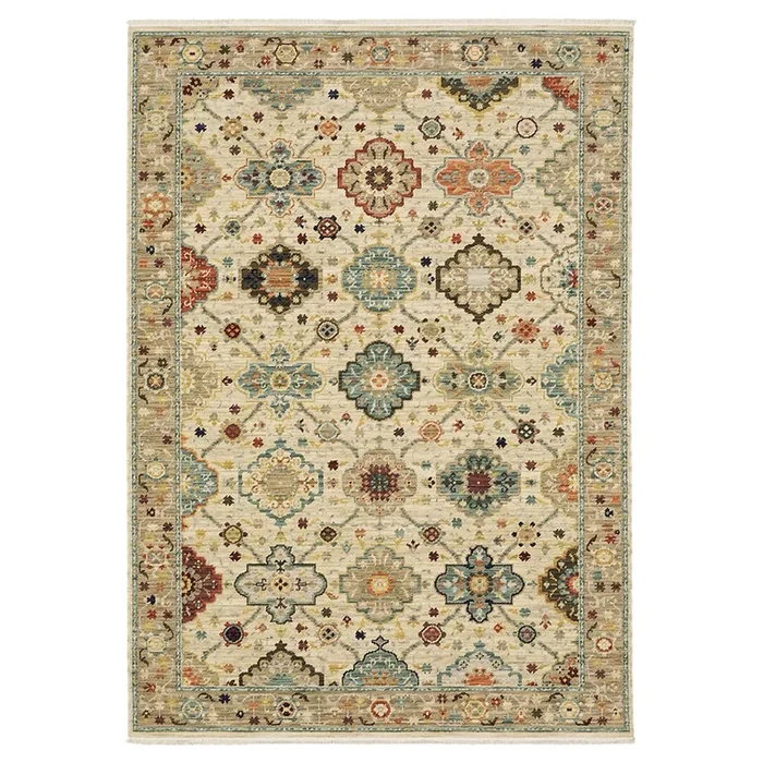 5′ 3″ x 7′ 6″ (05×08) Kemereh Collection LI-4601W Wool Rug #016895