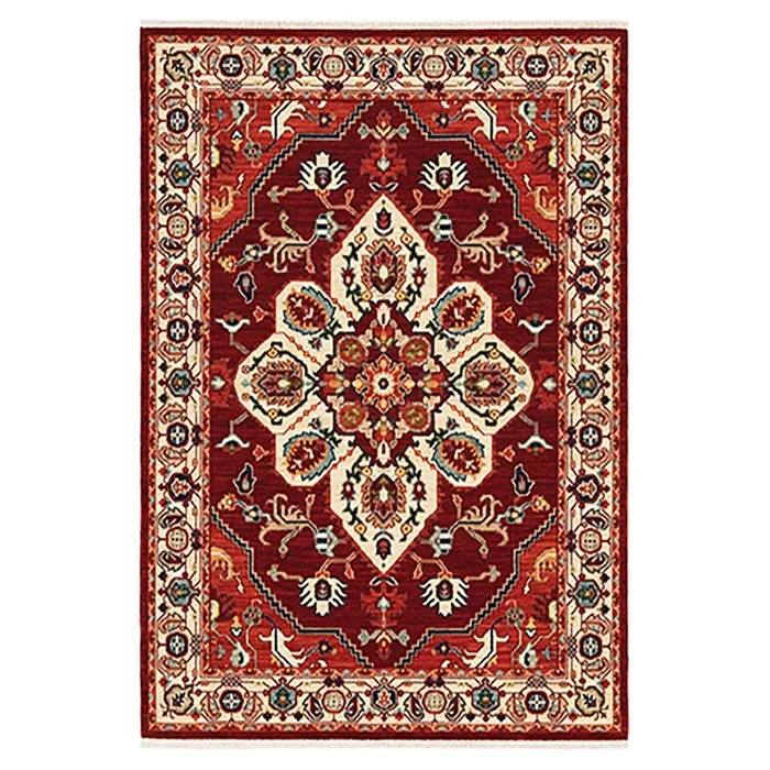 5′ 3″ x 7′ 6″ (05×08) Kemereh Collection LI-5502C Wool Rug #014341