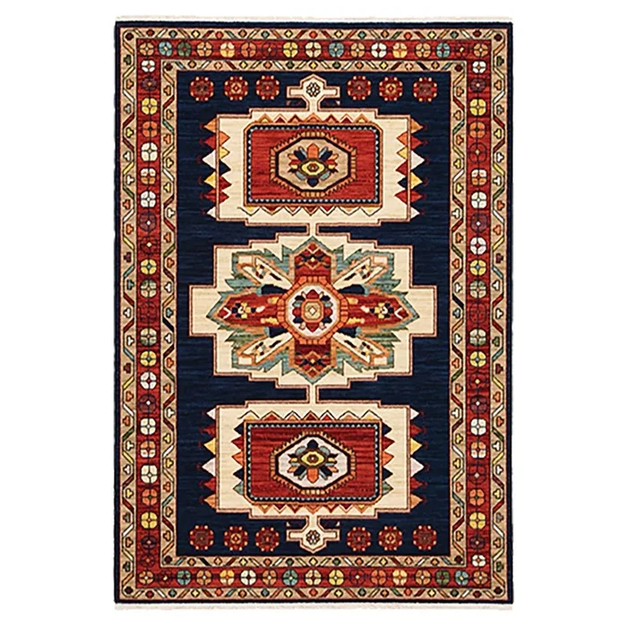 5′ 3″ x 7′ 6″ (05×08) Kemereh Collection LI-90B Wool Rug #017637