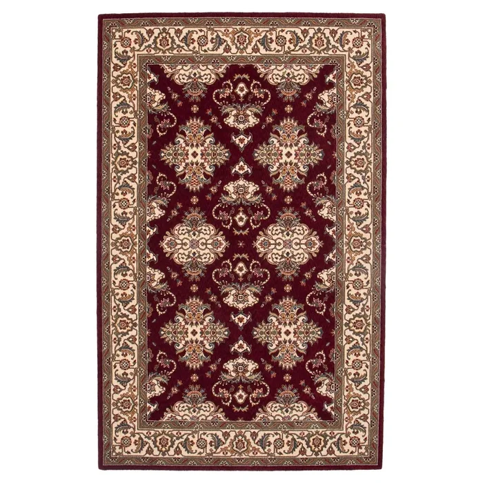 5′ x 7′ 11″ (05×08) Traditional Red Wool Area Rug #013482