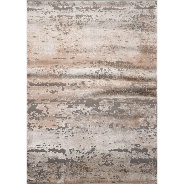 5′ x 7′ Abstract Modern 100% Polypropylene Oriental Area Rug Beige, Tan