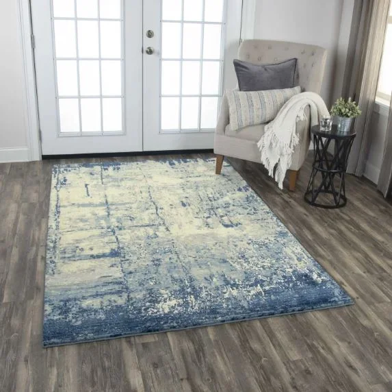 5′ X 8′ Blue Area Rug by Rizzy Impressions