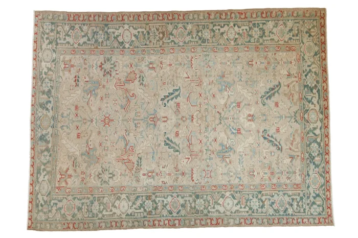 6×8.5 Vintage Distressed Heriz Carpet