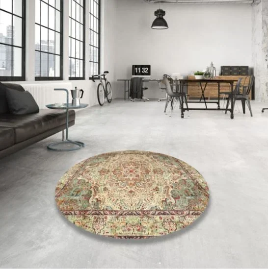 6×9 Brown Traditional Persian Area Rug