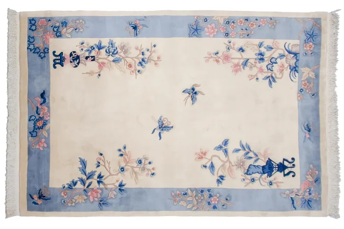 6×9 Vintage Art Deco Carpet