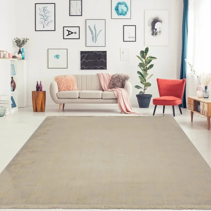 6′ x 9′ Hand Knotted Damask Pattern 100% Wool Area rug Gray