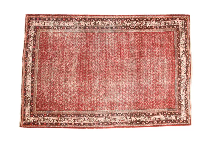 7×10.5 Vintage Distressed Mir Serbend Carpet