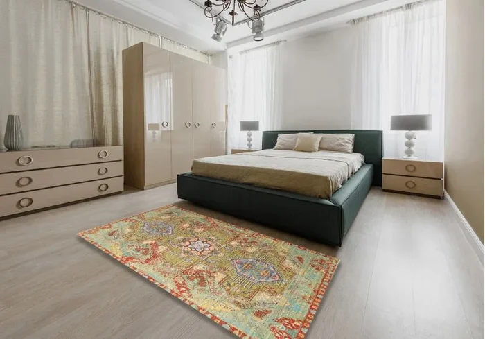 7×10 Red Traditional Persian Rug