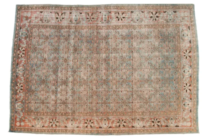 7×10 Vintage Distressed Tabriz Carpet