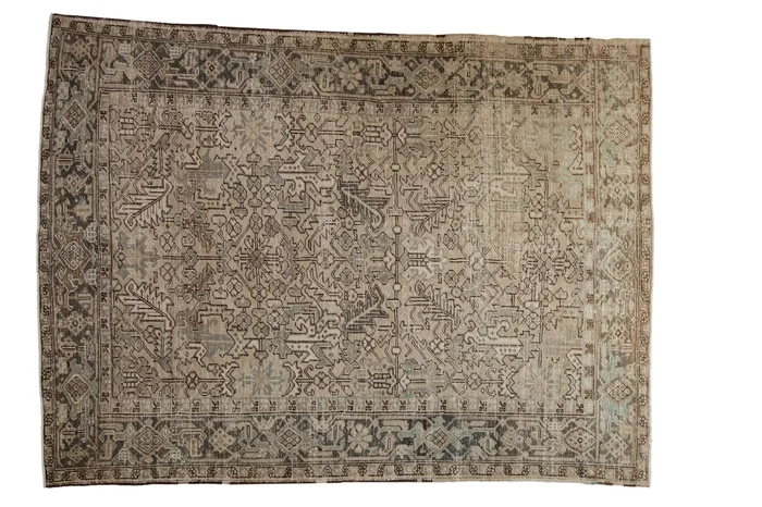 7.5×9.5 Vintage Distressed Heriz Carpet