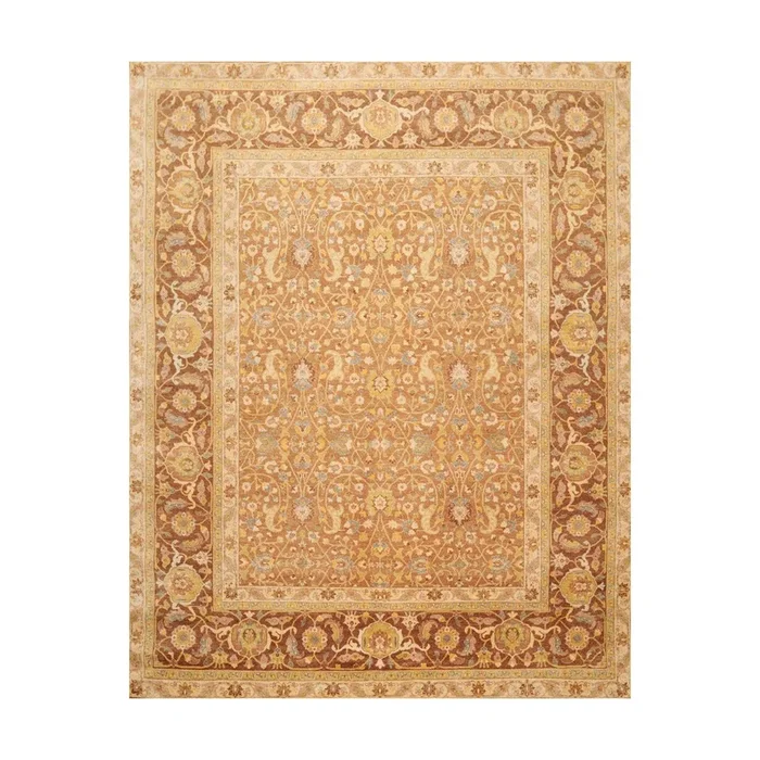 7’7″x9’11” Hand Knotted 100% Wool Peshawar 250 KPSI Oriental Area Rug Slate
