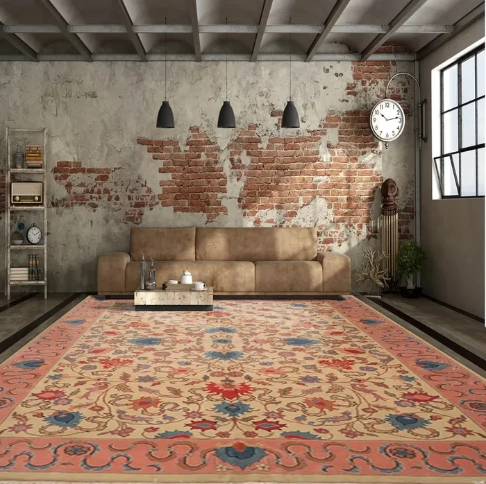 8’11″ x 12’ Hand Knotted Romanian Kaashan Traditional Oriental Area Rug Beige