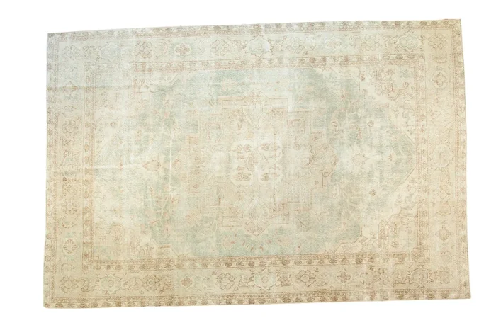 8×12 Vintage Distressed Oushak Carpet
