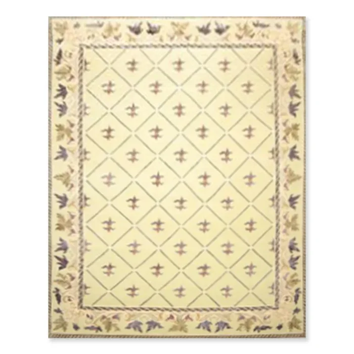 8’1″x10’1″ Hand Knotted Victorian Wool/Silk Tibetan Oriental Area Rug Pistachio