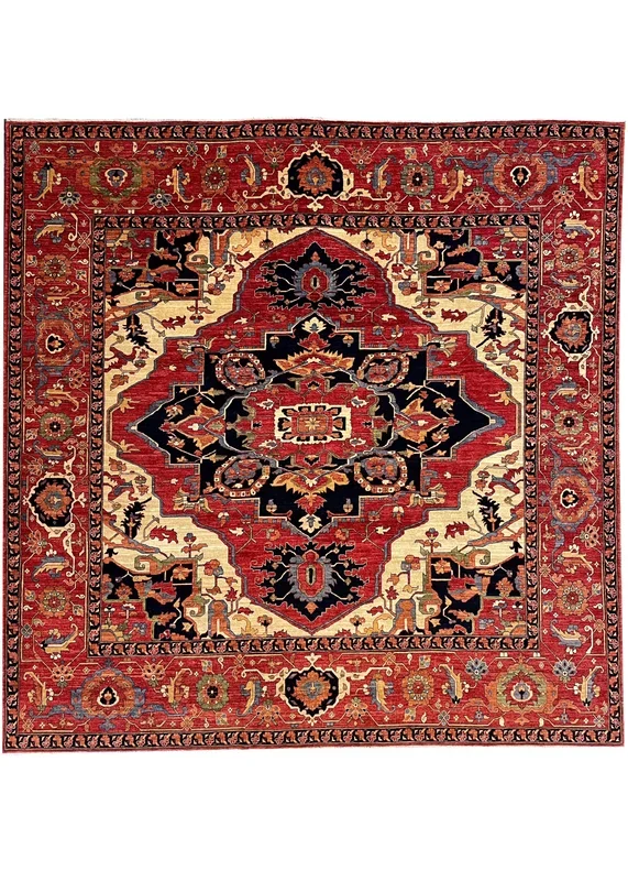8’x8′ Afghan-Heriz