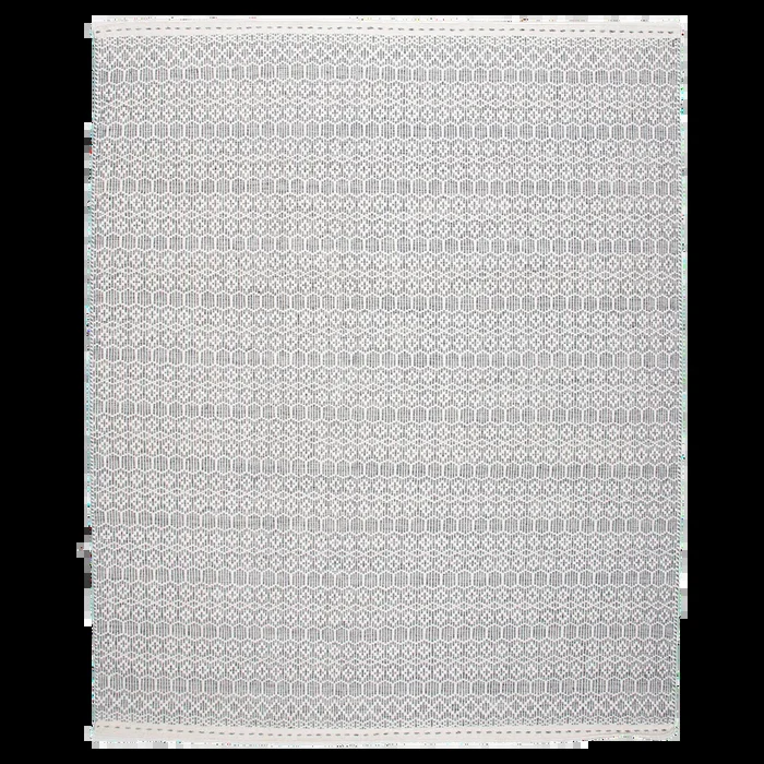 8′ 0″ x 10′ 0″ (08×10) Natural Collection Macramebliv Wool Rug #017384