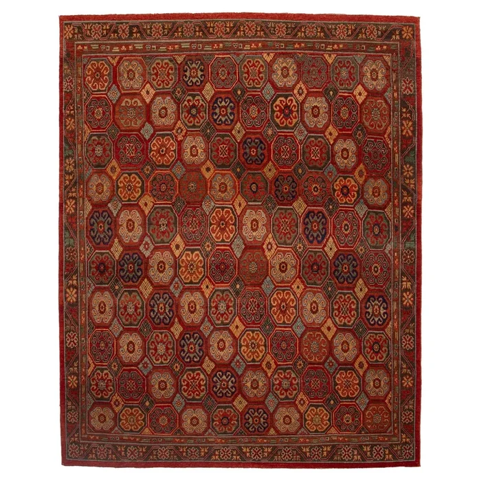 8′ 0″ x 10′ 0″ (08×10) Turkish Khotan Wool Rug #017903