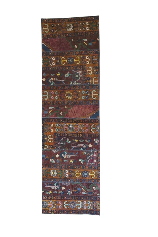 ‘Minerva’ Vintage Turkish Runner- 2’3″ x 7’2″