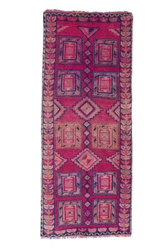 ‘Nina’ Vintage Turkish Runner- 3’4” x 8’5”