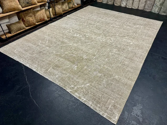9’2 x 12’4 Classic Vintage Rug Muted Greige & Sage ‘5571