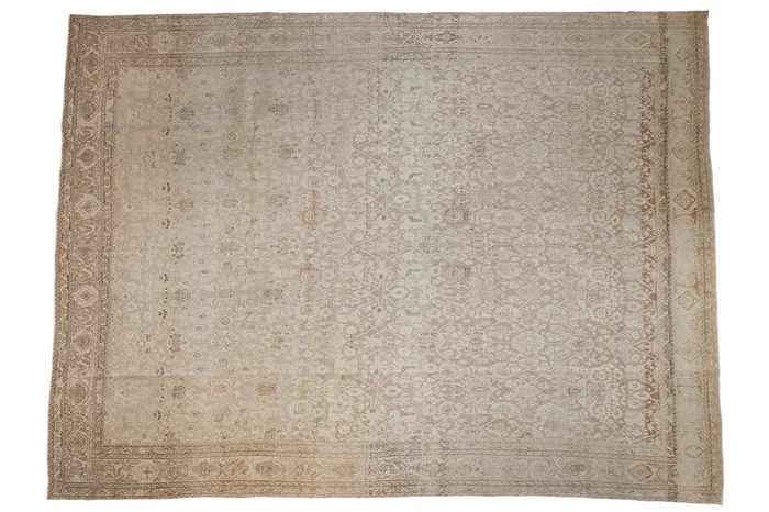 9.5×13 Vintage Distressed Bijar Carpet