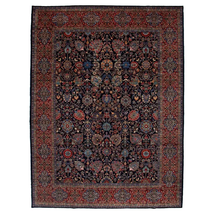 9′ 0″ x 12′ 0″ (09×12) Afghan Nooristan Wool Rug #018201