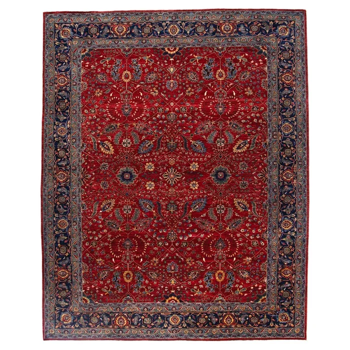 9′ 2″ x 11′ 7″ (09×12) Afghan Nooristan Wool Rug #018196
