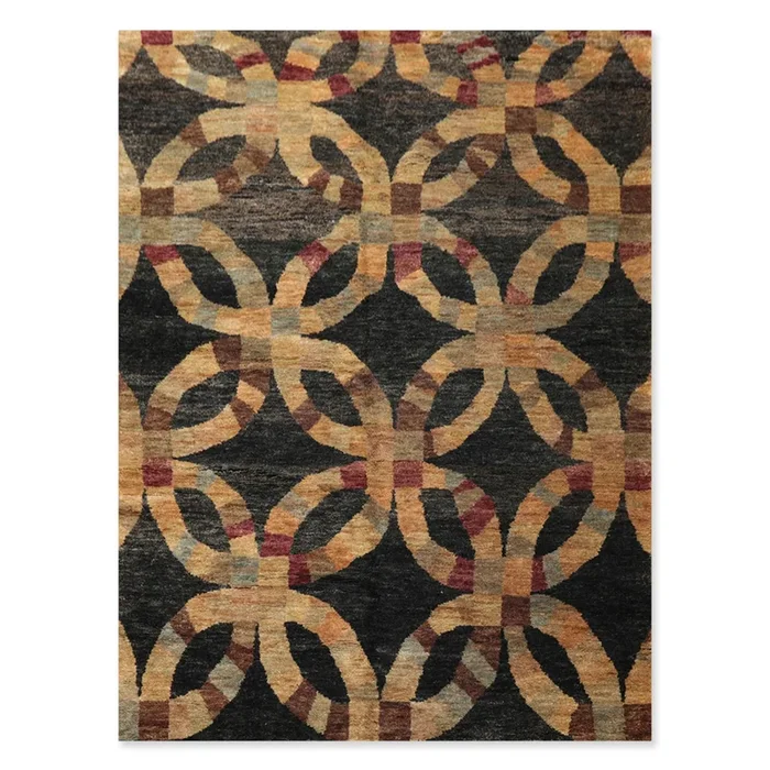 9′ x 12′ Hand Knotted 100% Jute Thick Pile Oriental Area Rug Modern Charcoal