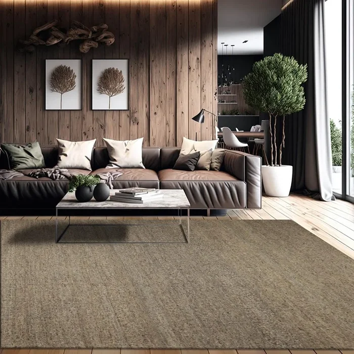 9′ x 12′ Hand Woven Handmade Flatweave 100% Wool Modern & Contemporary Oriental Area Rug Olive, Color