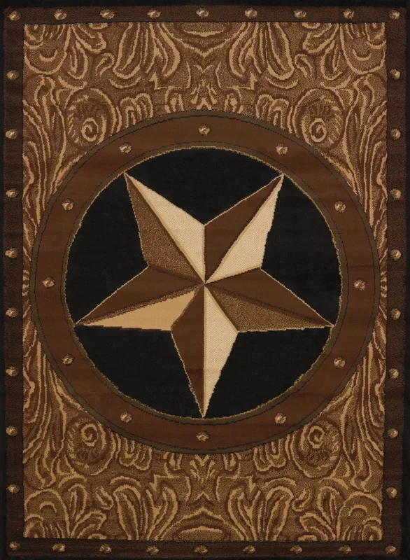 910-Ranch Star Synthetic Blend Indoor Area Rug by United Weavers