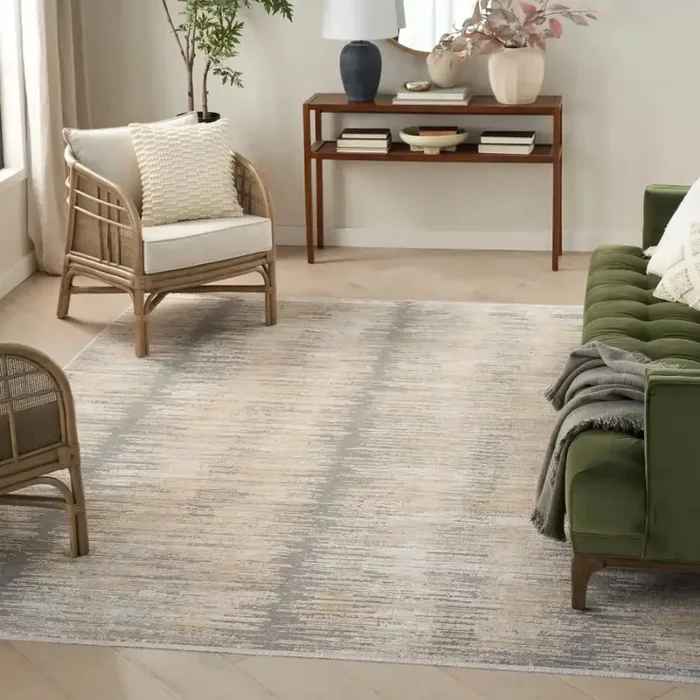 Abstract Hues ABH03 Grey Gold Rug